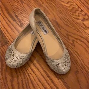🛍 Girls flats sparkly Steve Madden🛍